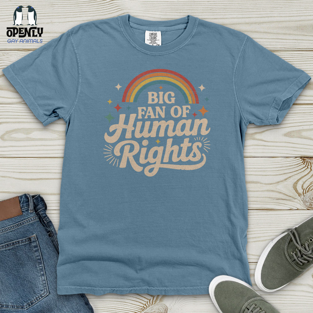 Big Fan Of Human Right 03 Heavy Cotton Comfort Colors Tee