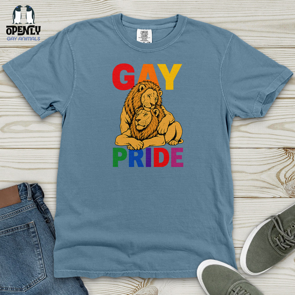 Gay Pride Lion Heavy Cotton Comfort Colors Tee