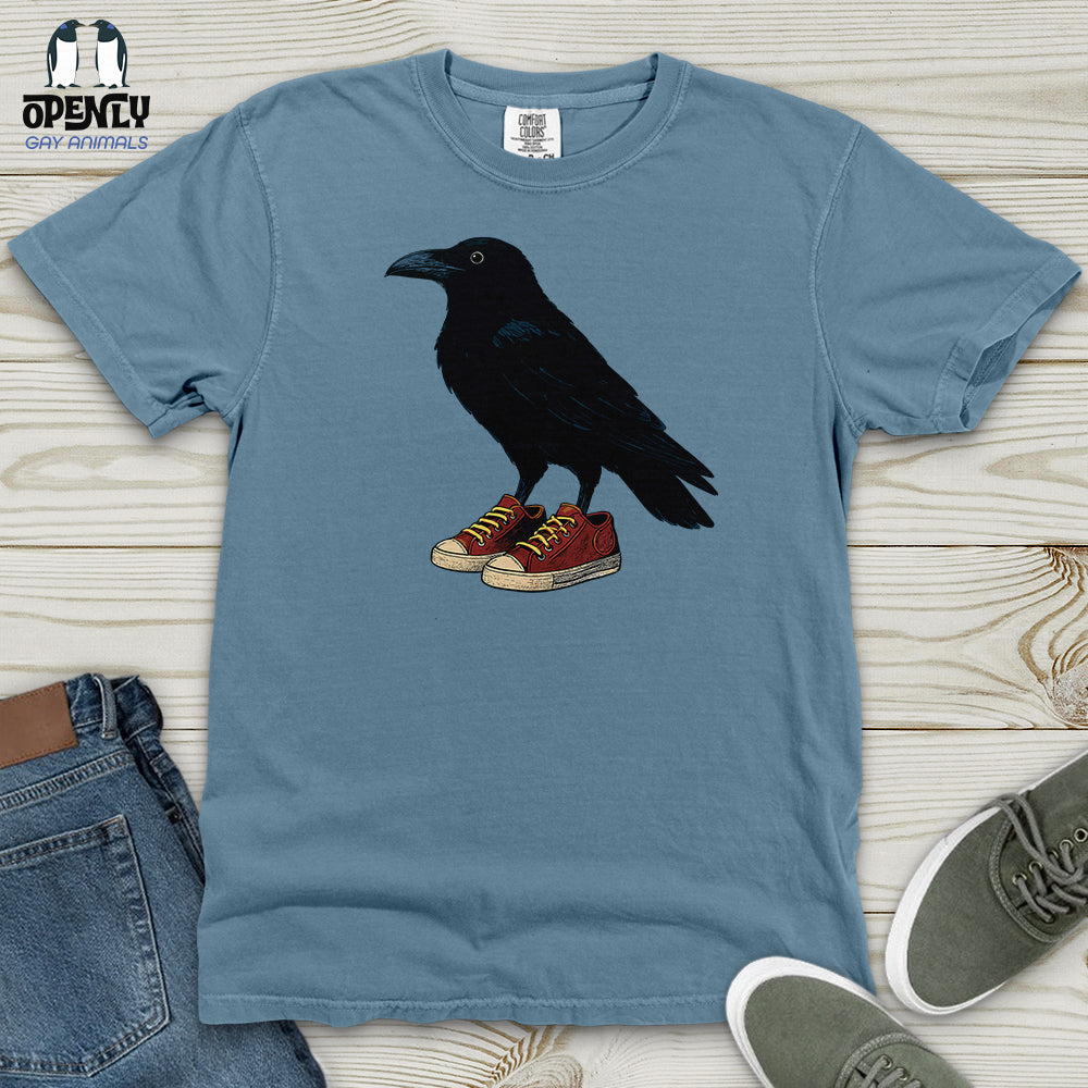Raven Wearing Sneakers Heavy Cotton Comfort Colors Tee