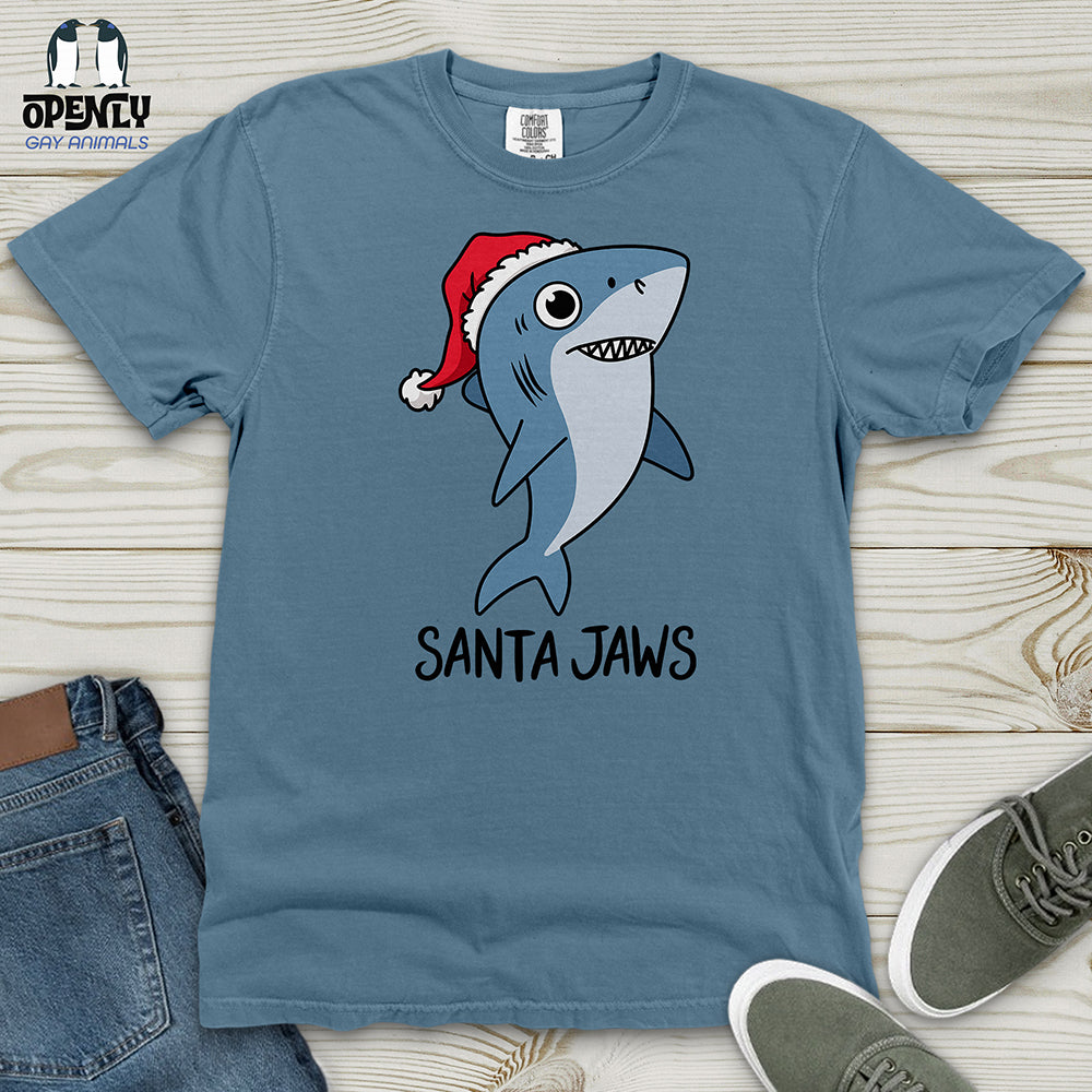 Santa Jaws Heavy Cotton Comfort Colors Tee