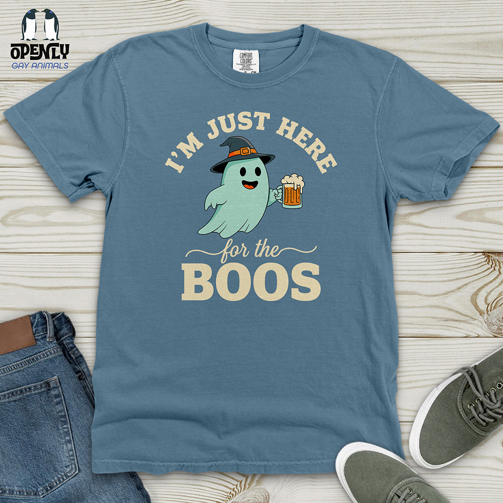 I'm Just Here For The Boos Heavy Cotton Comfort Colors Tee