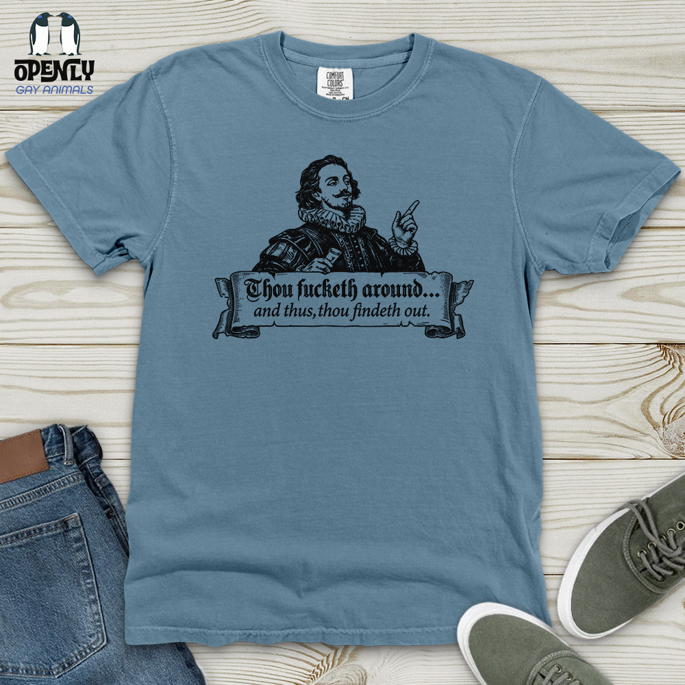 William Shakespeare Quote Heavy Cotton Comfort Colors Tee