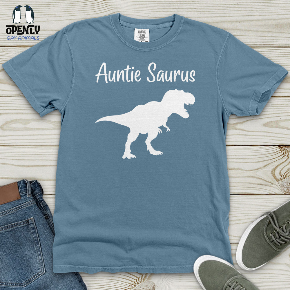 Auntie Saurus Heavy Cotton Comfort Colors Tee
