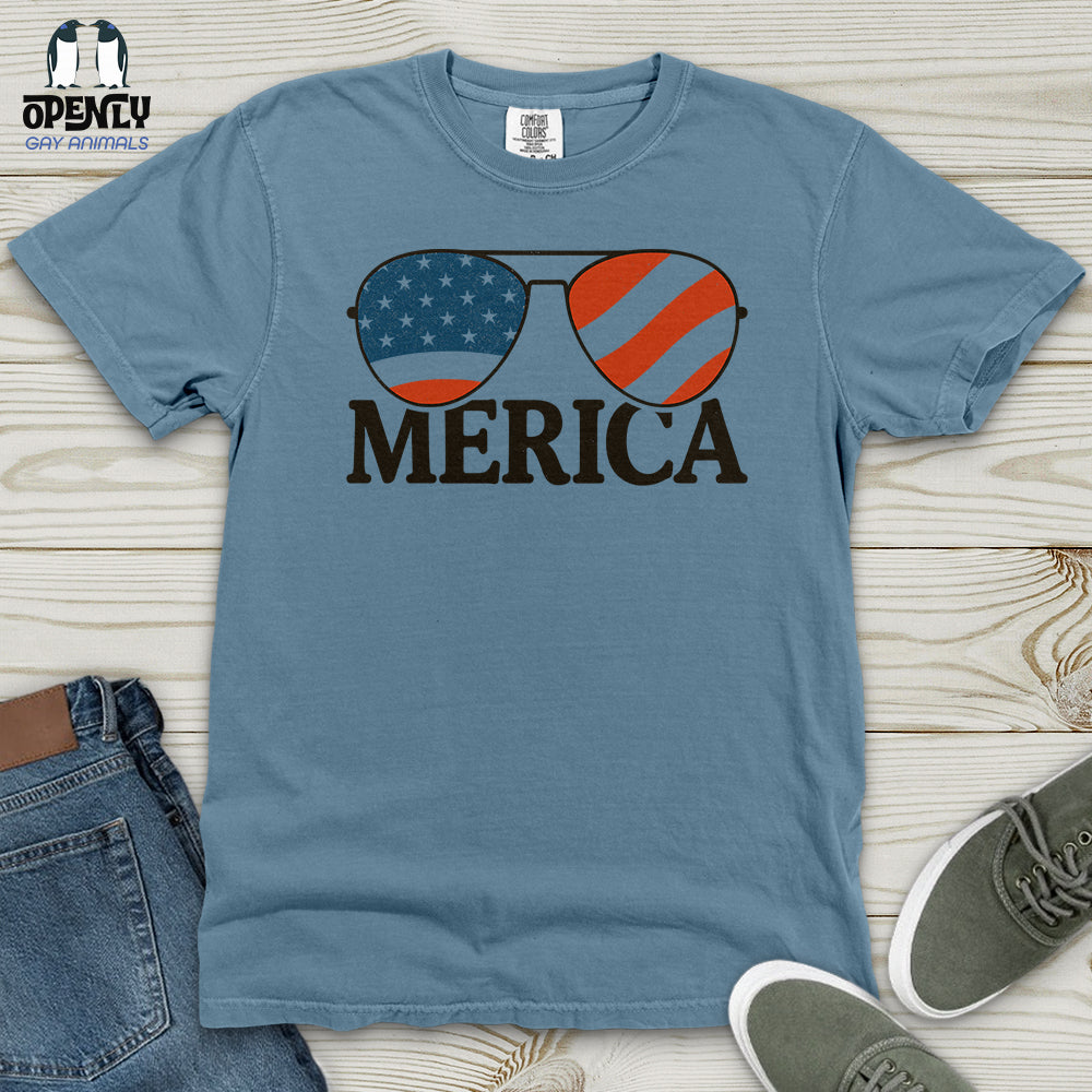 4Th of July Merica Heavy Cotton Comfort Colors Tee