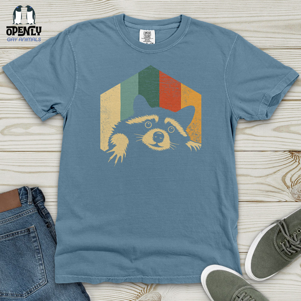 Retro Raccoon Heavy Cotton Comfort Colors Tee