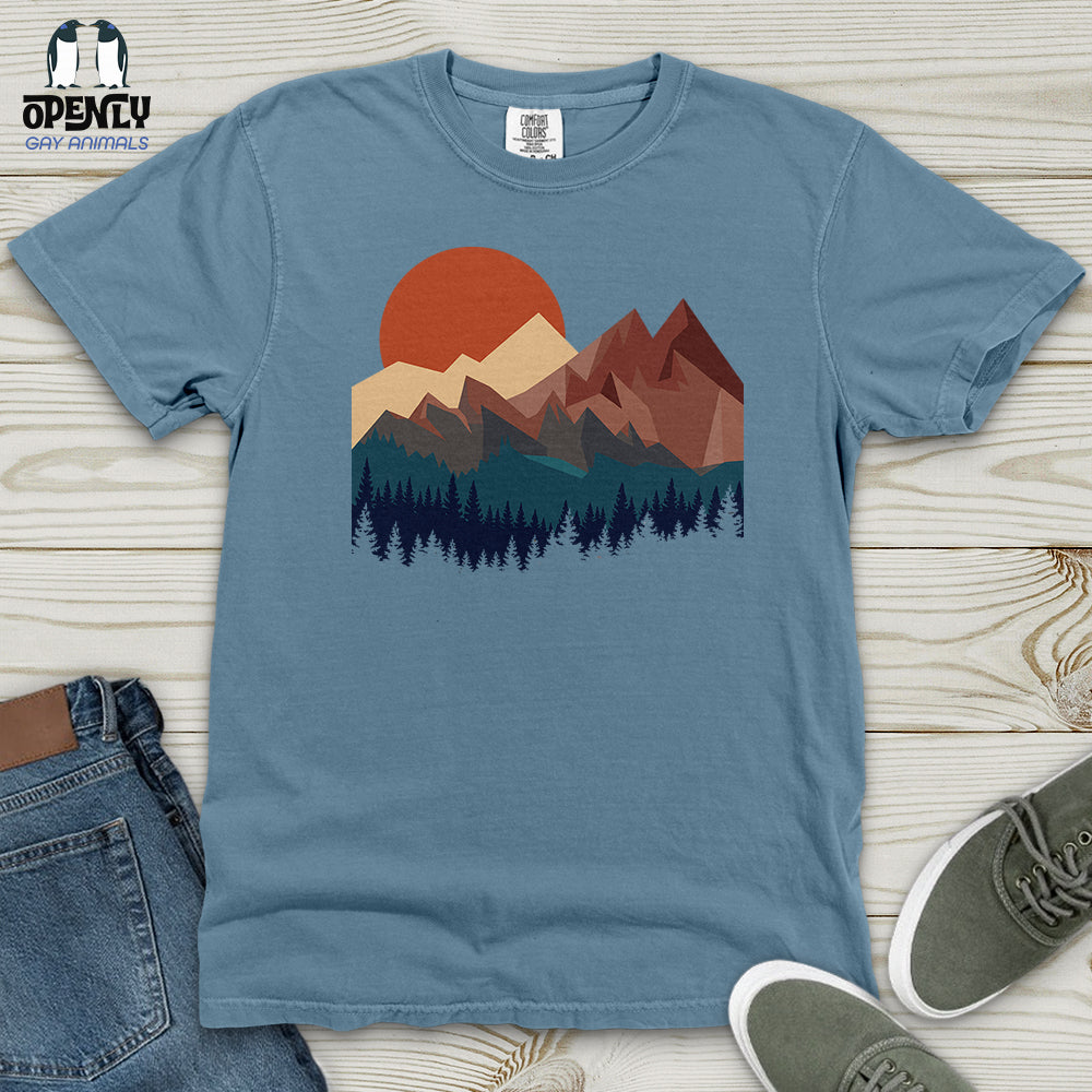 Mountain Landscape Heavy Cotton Comfort Colors Tee