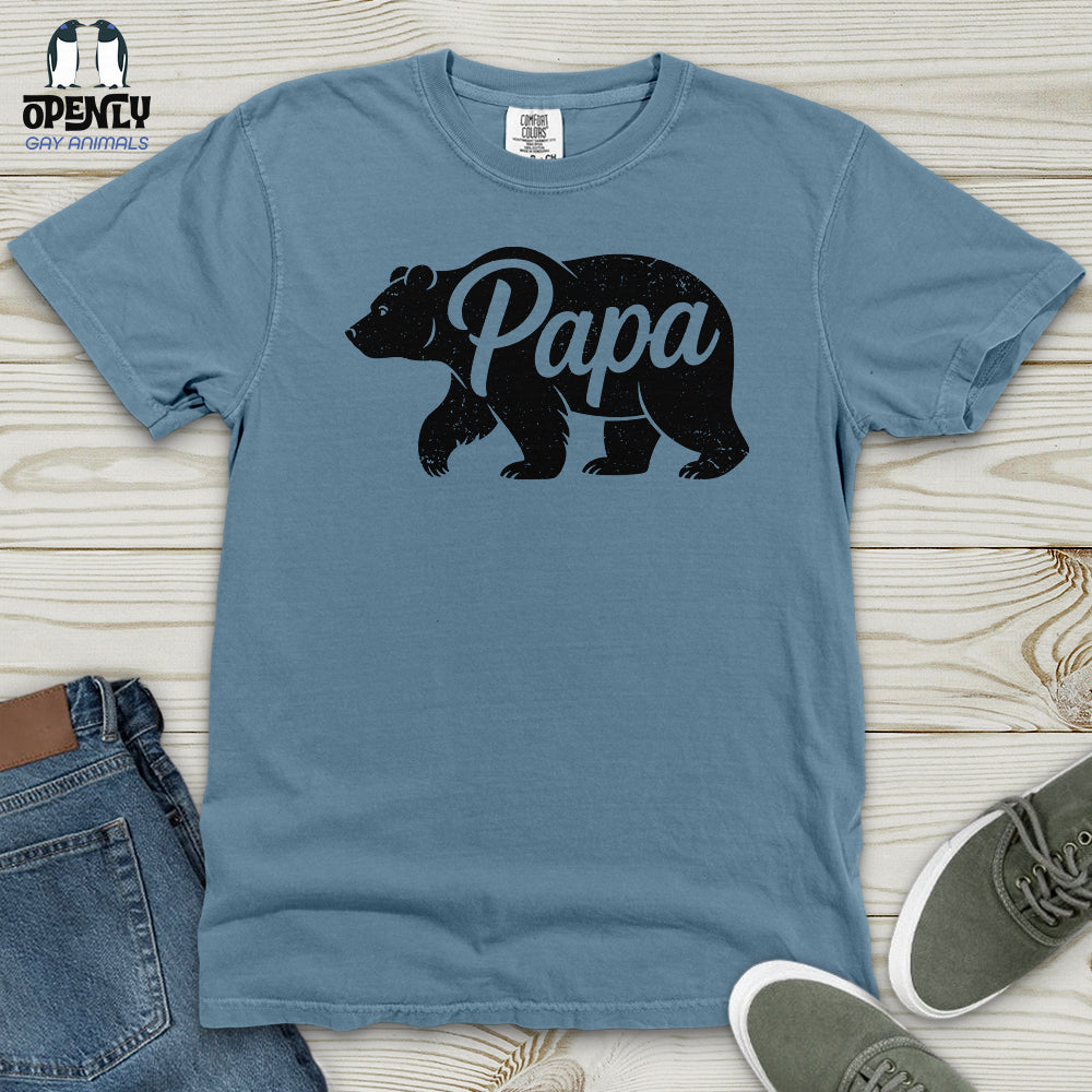 Papa Bear Heavy Cotton Comfort Colors Tee