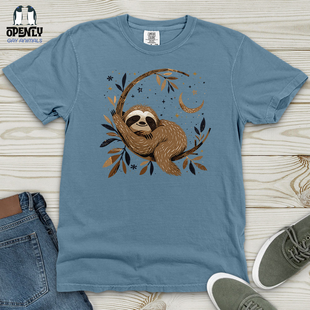 Cosmic Sloth Dreams Heavy Cotton Comfort Colors Tee