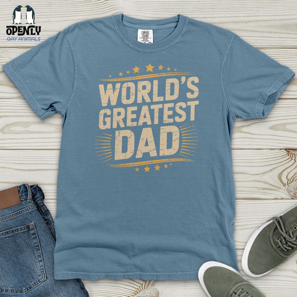 World's Greatest Dad Heavy Cotton Comfort Colors Tee