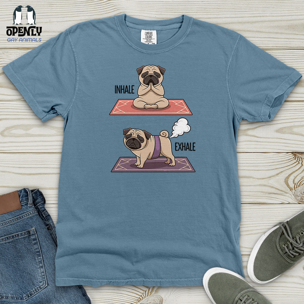 Inhale, Exhale Dog Heavy Cotton Comfort Colors Tee
