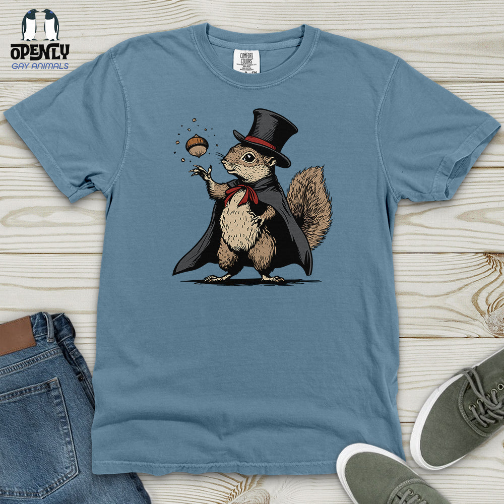 Squirrel Magician Show Heavy Cotton Comfort Colors Tee