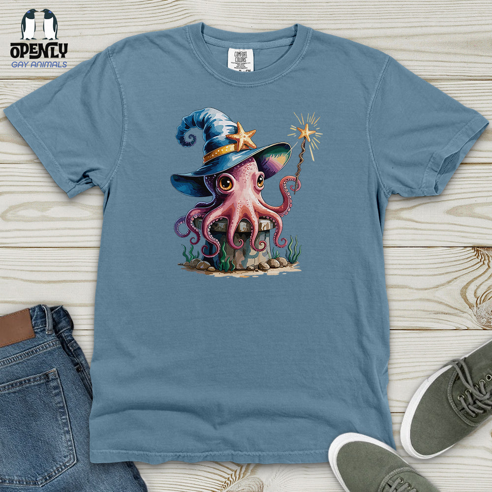 Octopus Wizard Heavy Cotton Comfort Colors Tee
