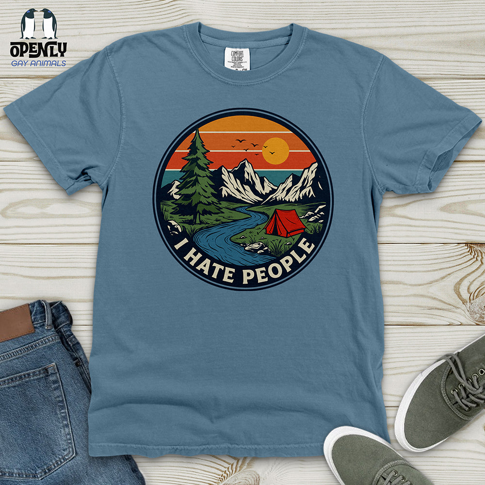 I Hate People Heavy Cotton Comfort Colors Tee