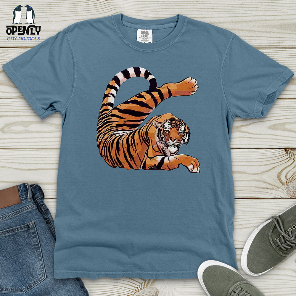 Stretching Tiger Heavy Cotton Comfort Colors Tee