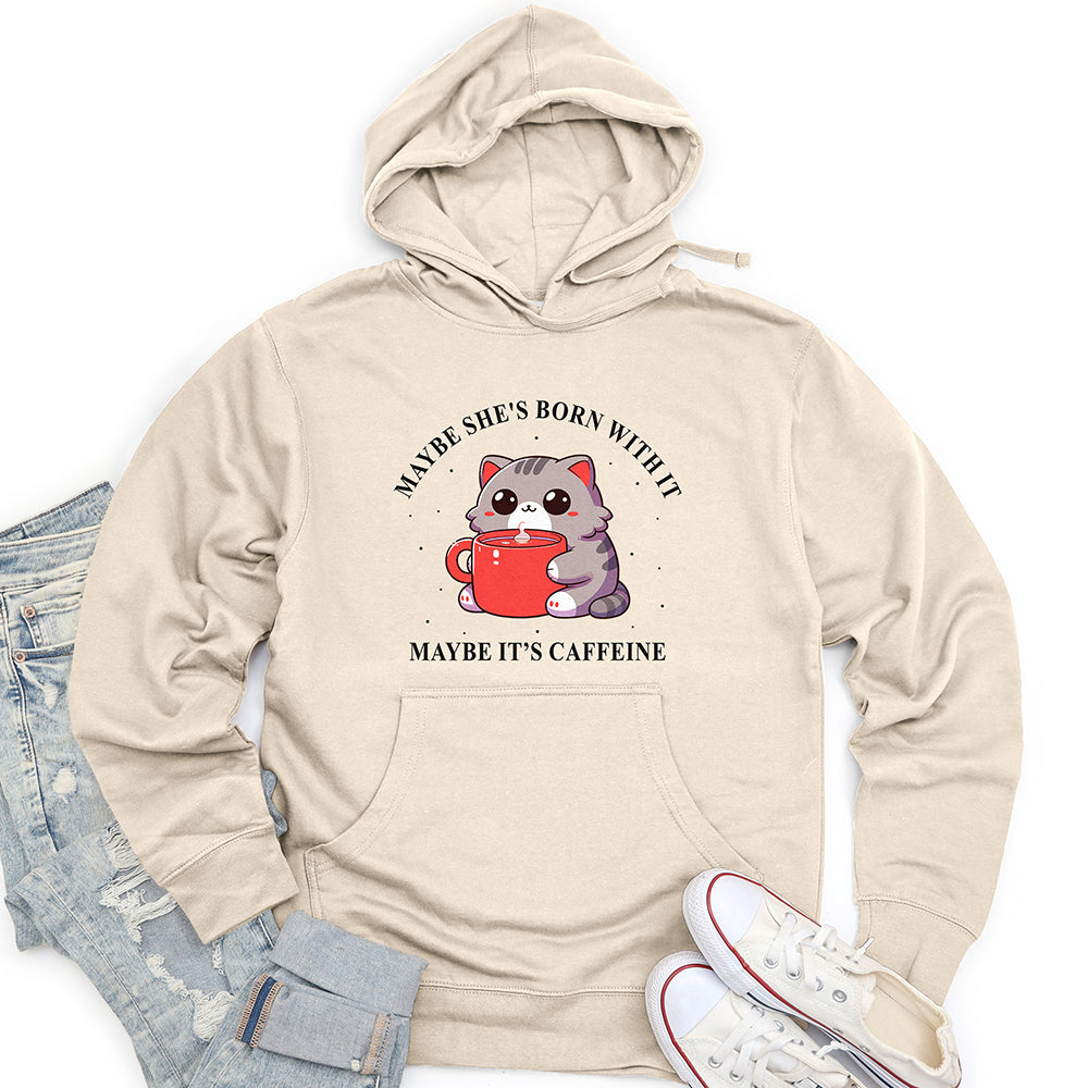 Maybe She's Born With It Unisex Midweight Hoodie