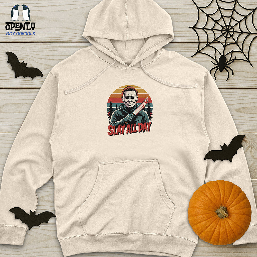 Slay All Day Unisex midweight hoodie