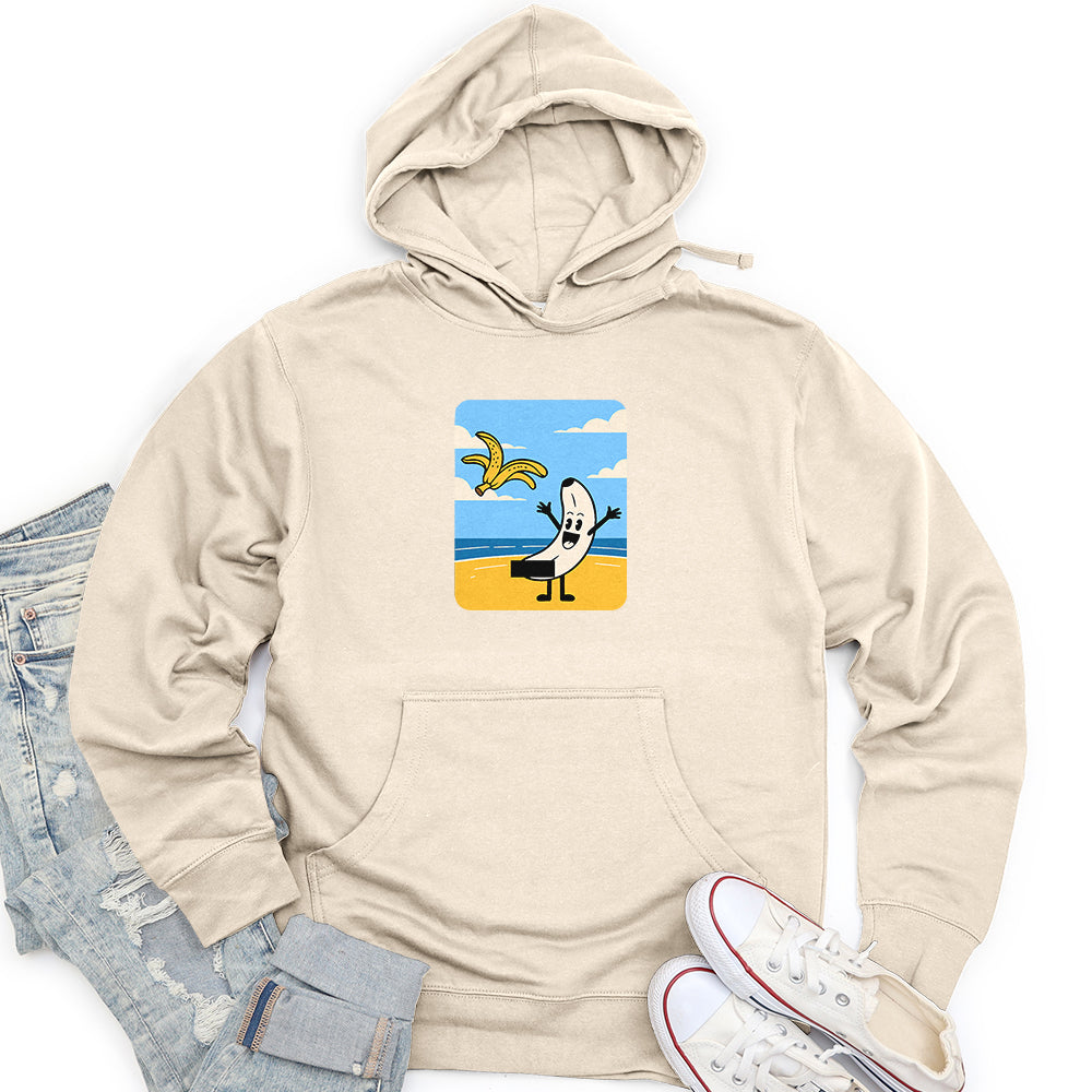 Funny Banana Unisex midweight hoodie