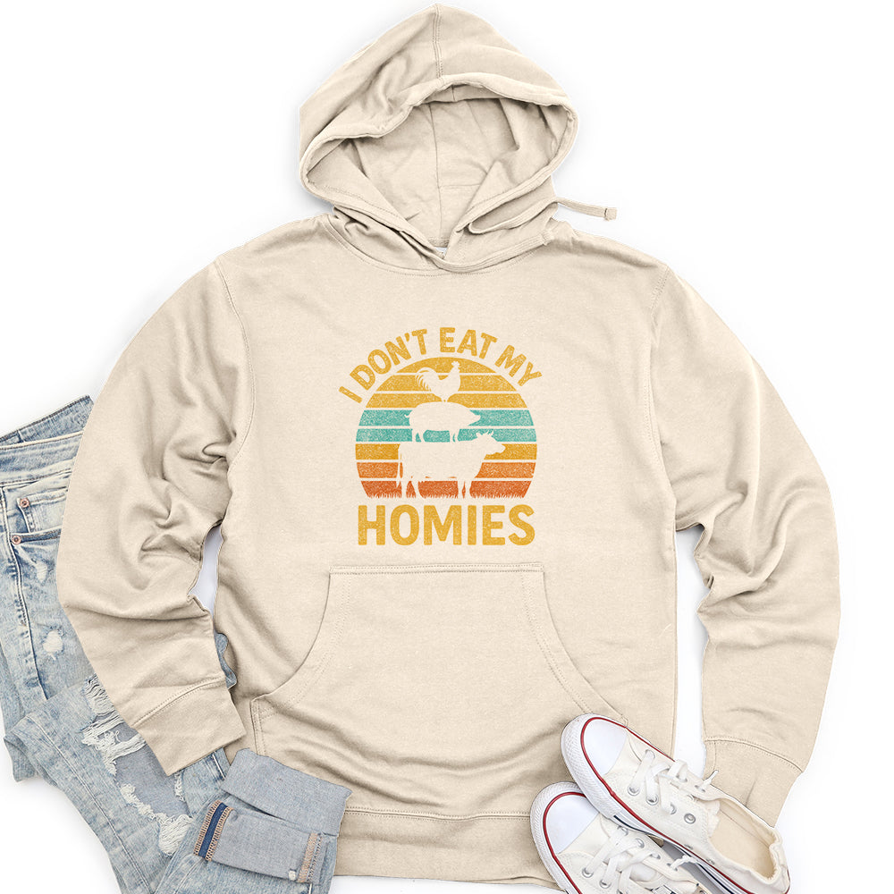I Don't Eat My Homies Unisex Midweight Hoodie