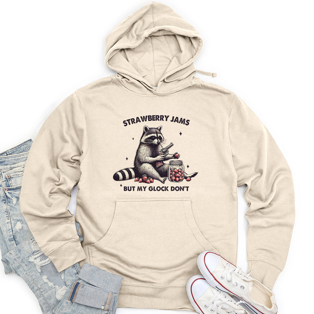 Strawberry Jams Unisex Midweight Hoodie