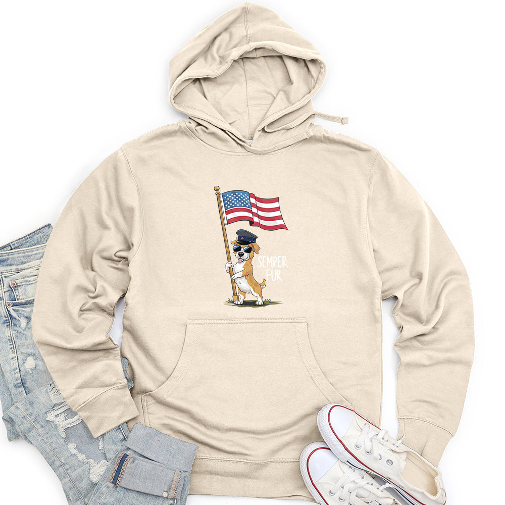 Semper Fur Unisex Midweight Hoodie