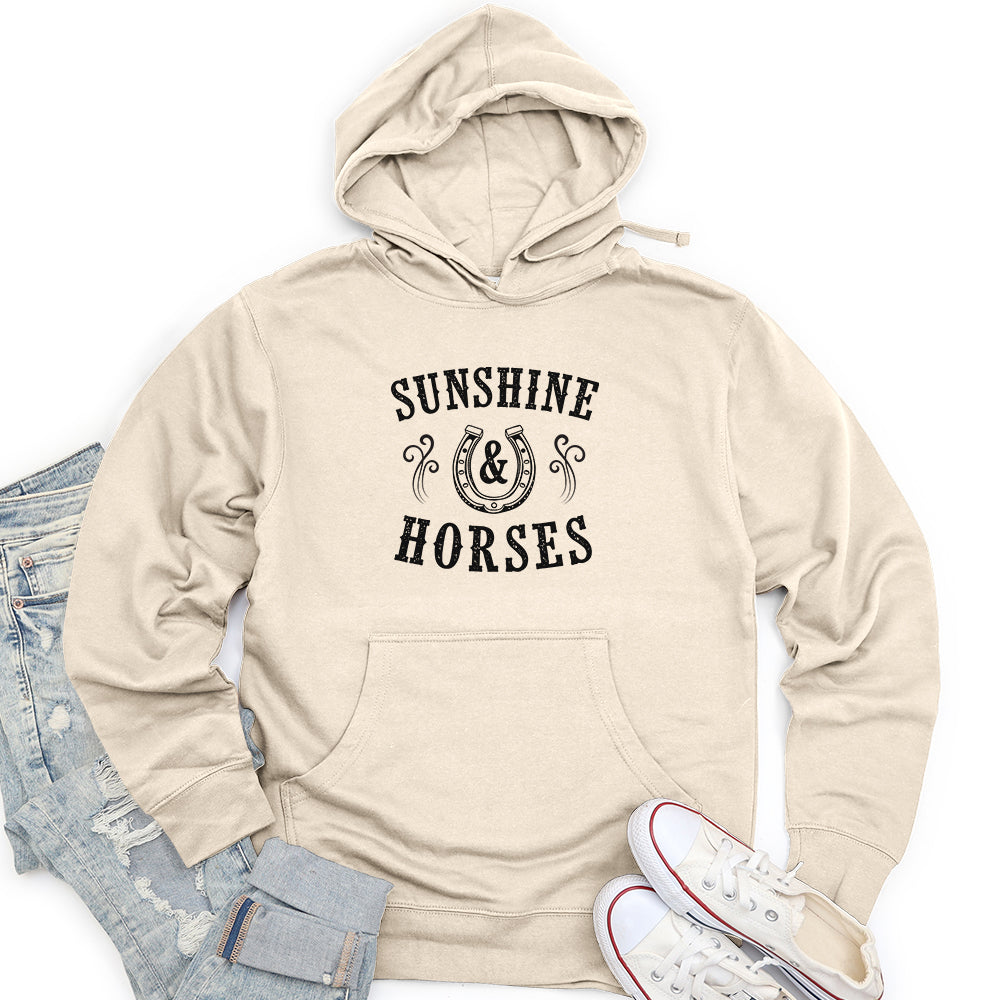 Sunshine & Horses Unisex midweight hoodie