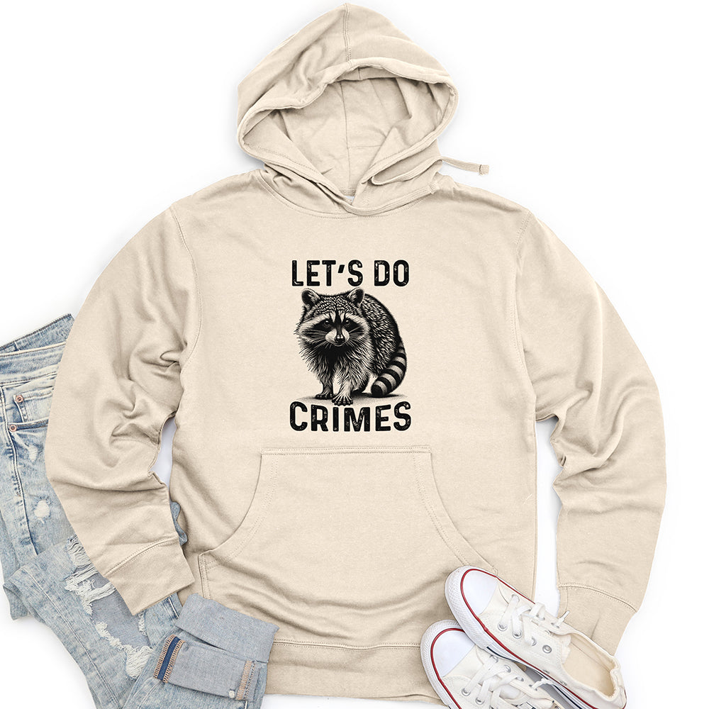 Let's Do Crimes Unisex Midweight Hoodie