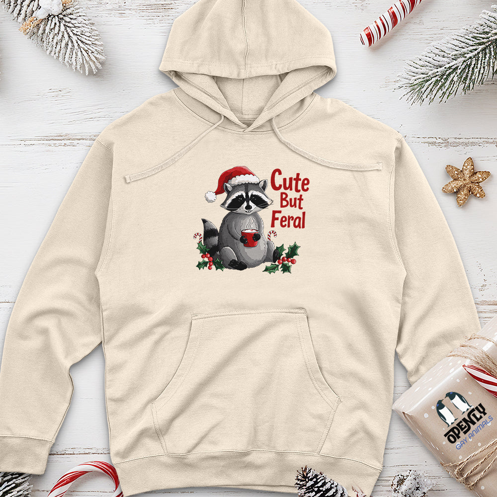 Cute But Feral Unisex Midweight Hoodie