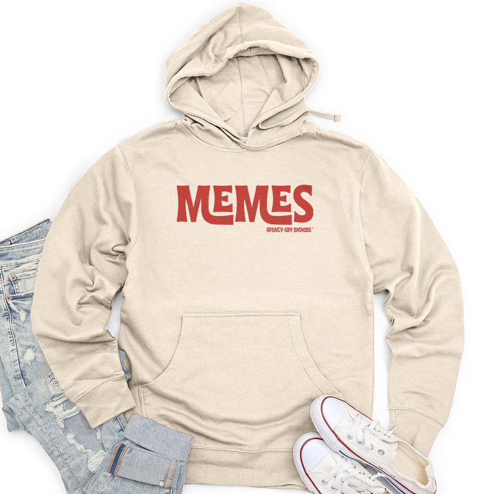 Memes -Red TM midweight hoodie