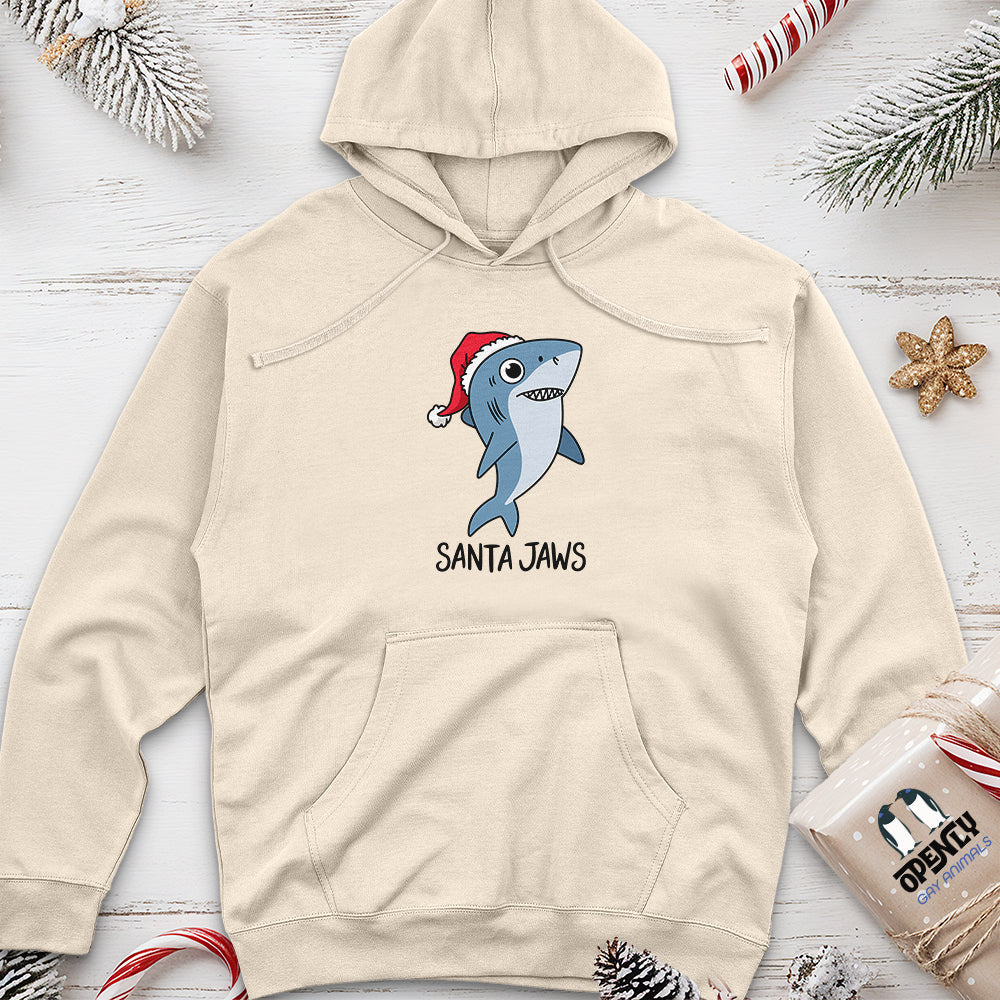 Santa Jaws Unisex Midweight Hoodie
