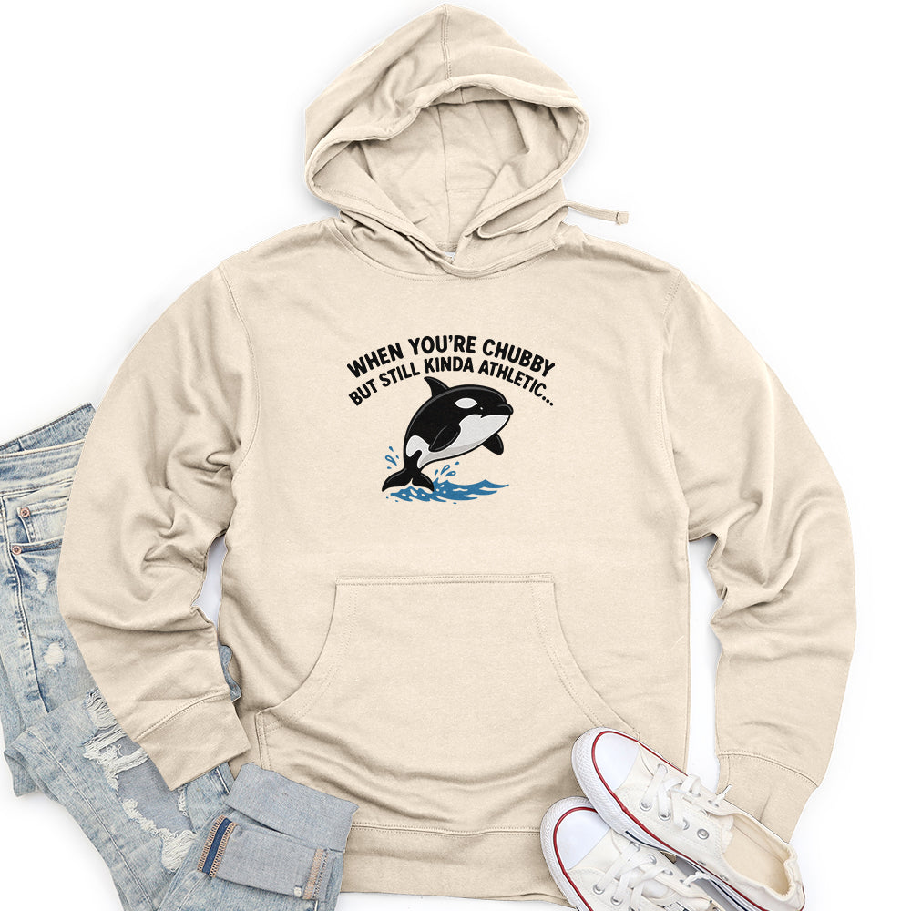 When You're Chubby Unisex midweight hoodie
