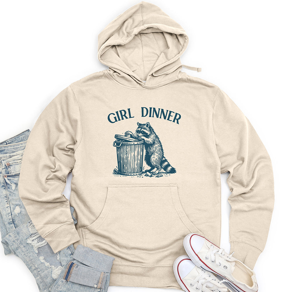 Girl Dinner Unisex Midweight Hoodie