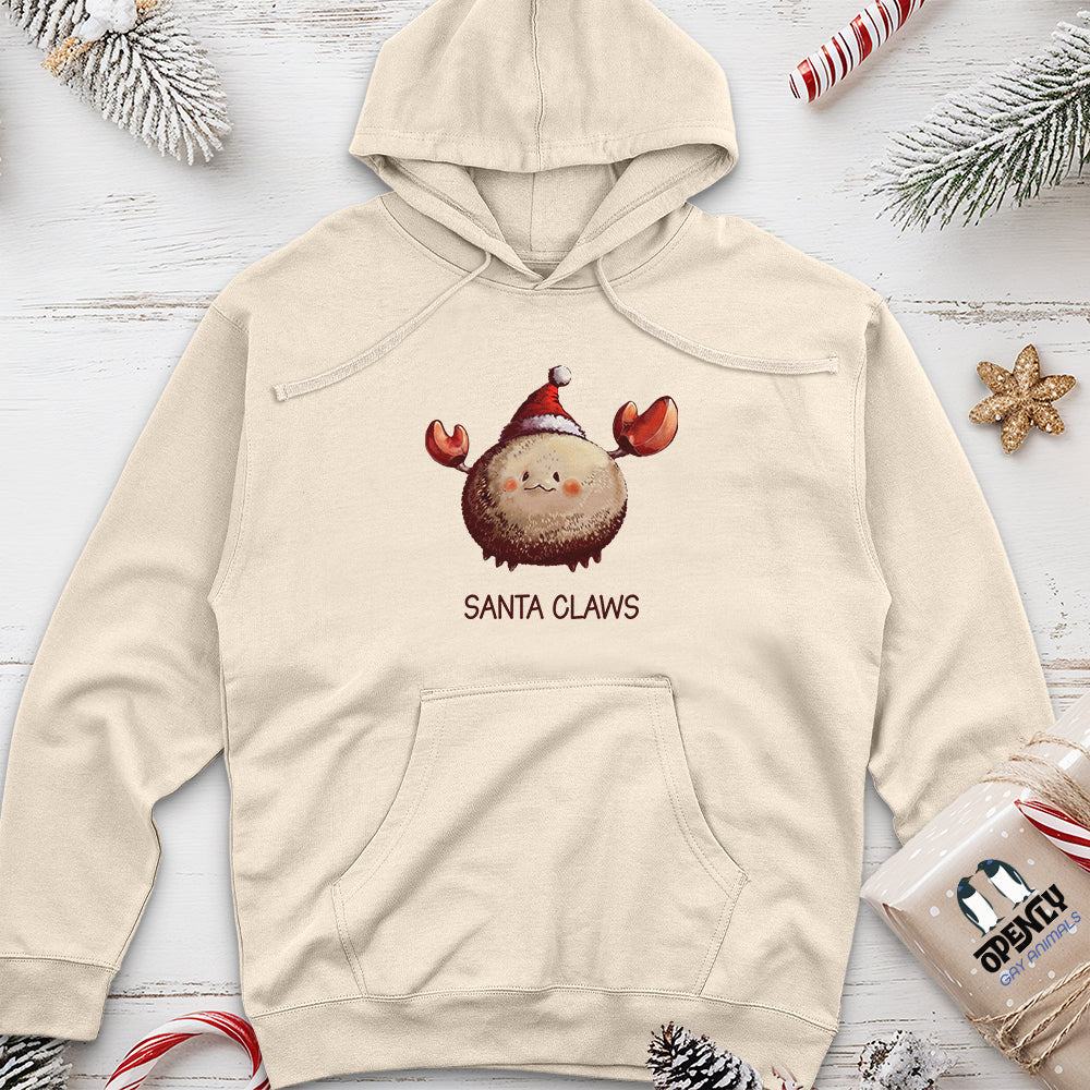 Santa Claws Unisex Midweight Hoodie