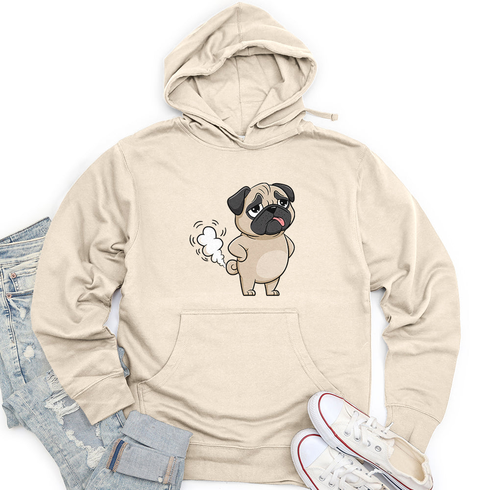 Farting Dog Unisex Midweight Hoodie