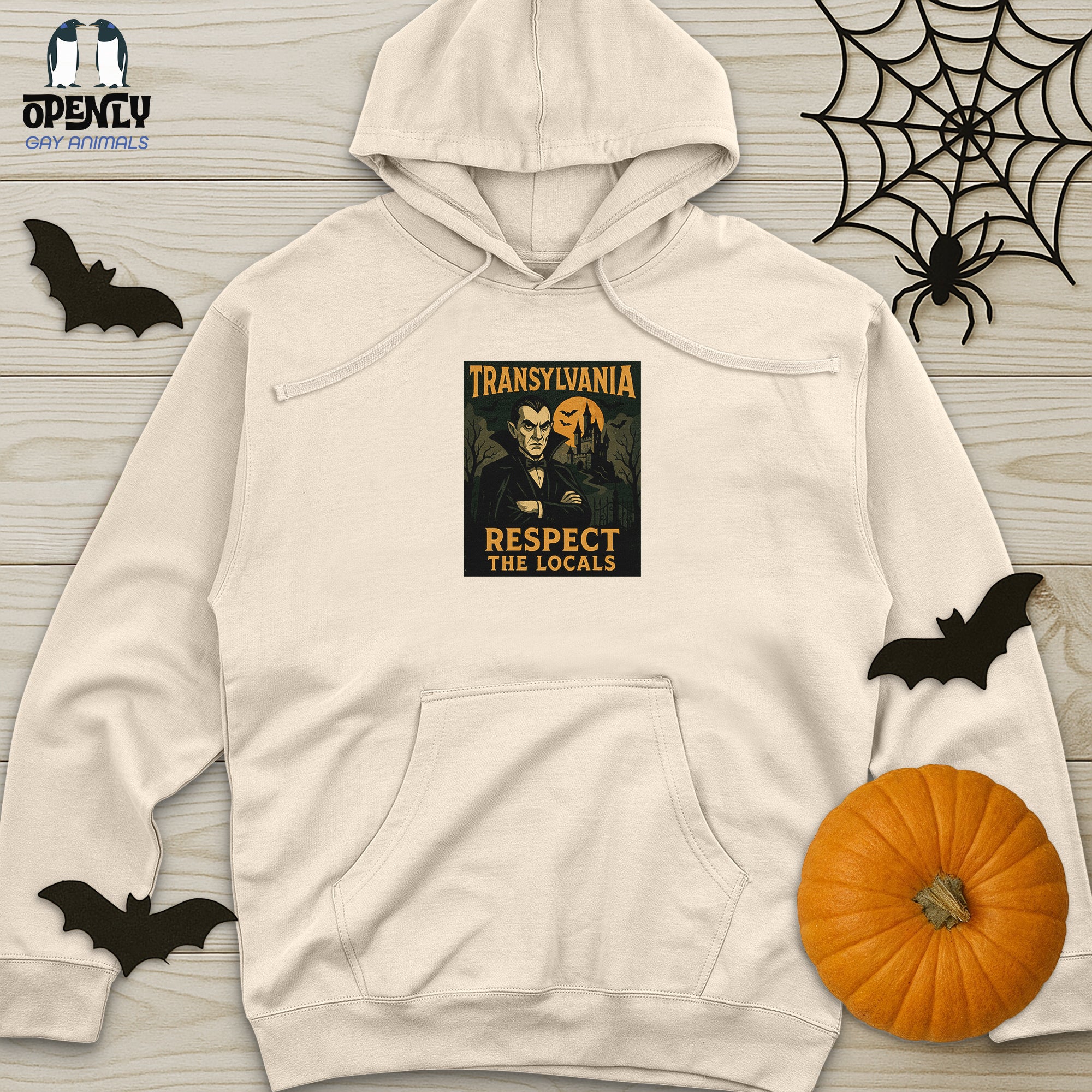 Transylvania Respect the Locals Unisex midweight hoodie