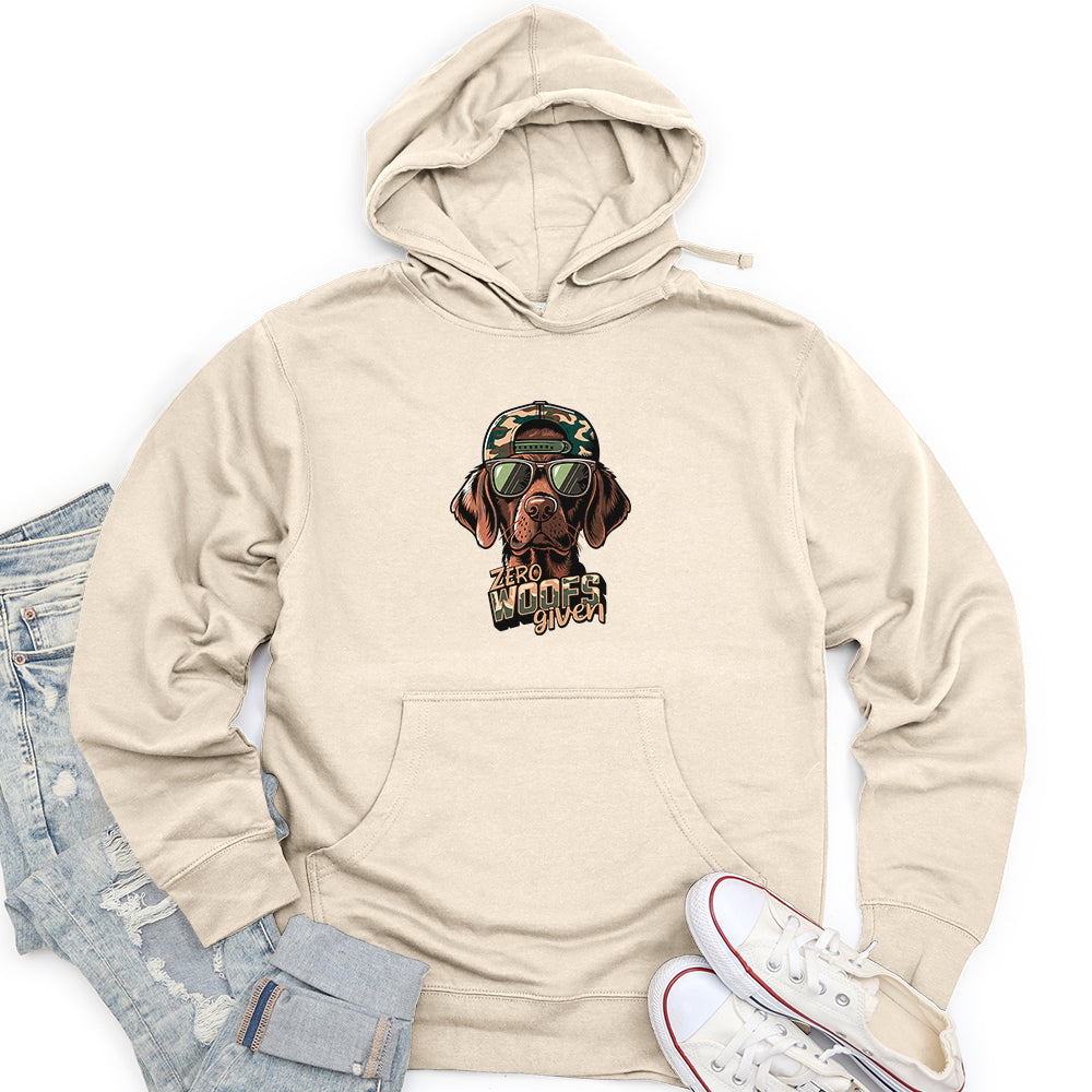 Zero Woofs Given Unisex midweight hoodie