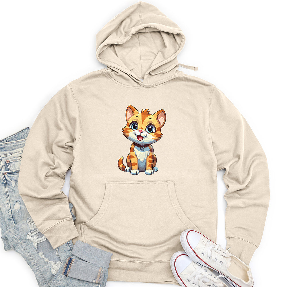 Cat Unisex Midweight Hoodie