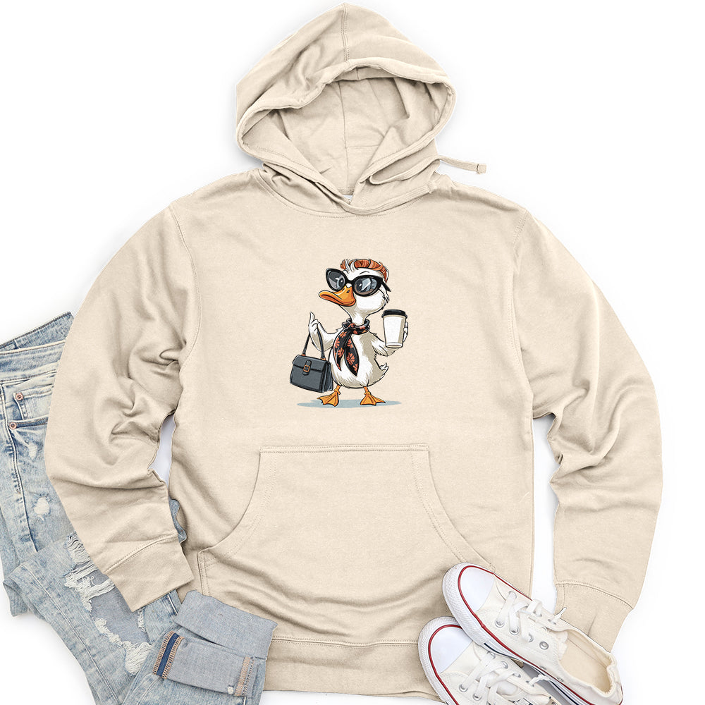 Fashionable Duck Unisex midweight hoodie