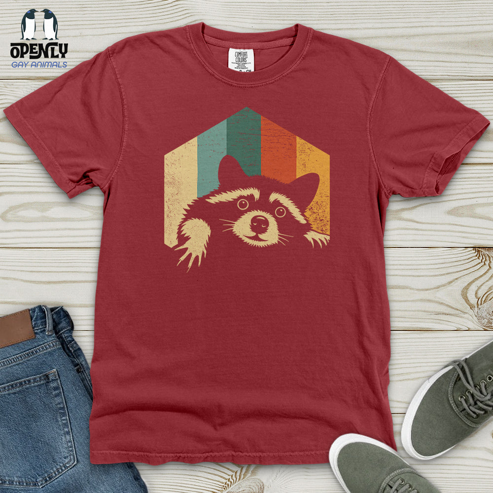Retro Raccoon Heavy Cotton Comfort Colors Tee