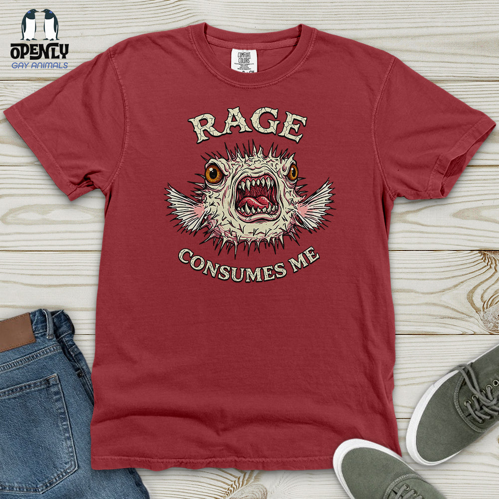 Rage Consumes Me Heavy Cotton Comfort Colors Tee