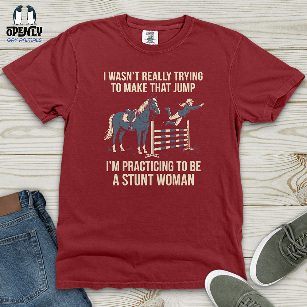 I Wasn't Really Trying to Make That Jump Heavy Cotton Comfort Colors Tee