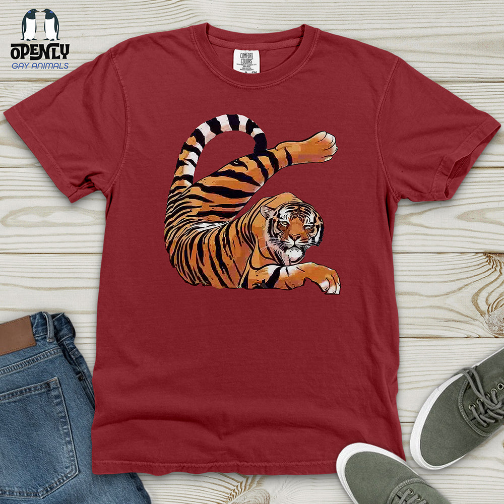 Stretching Tiger Heavy Cotton Comfort Colors Tee