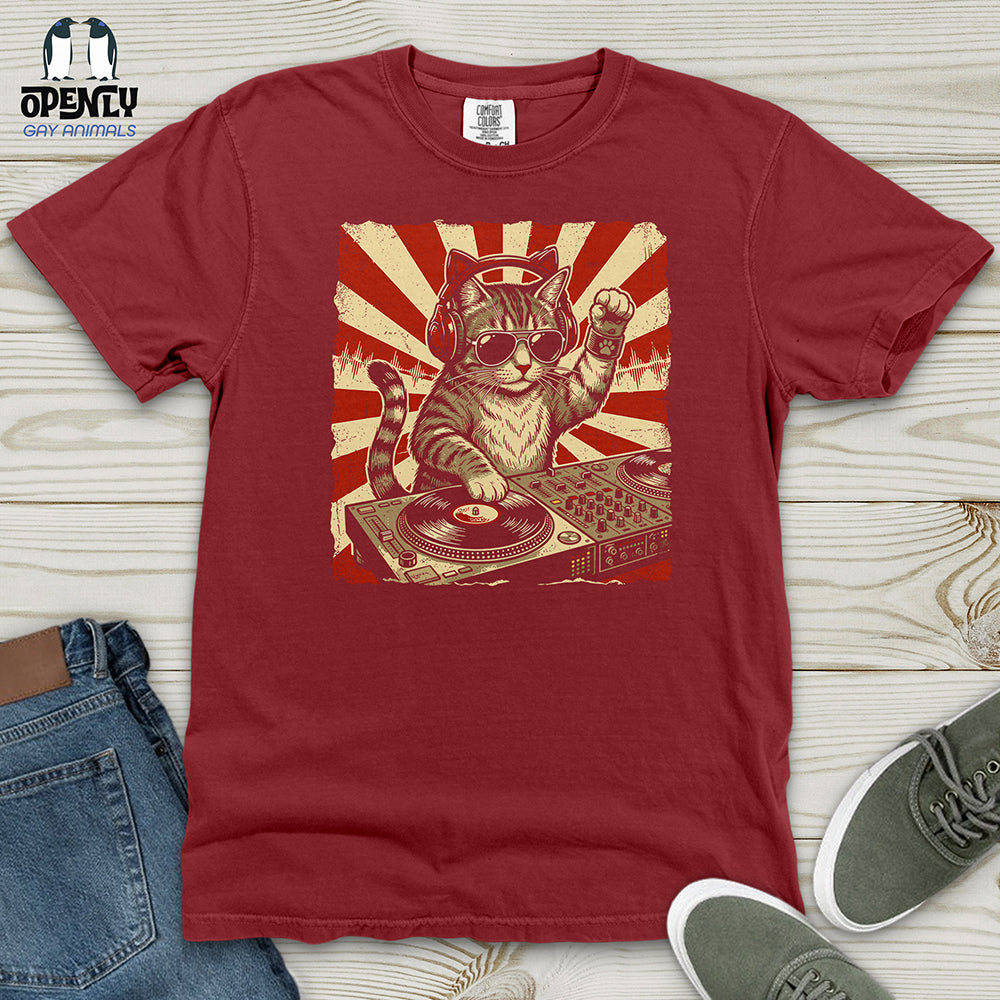 DJ Cat Heavy Cotton Comfort Colors Tee