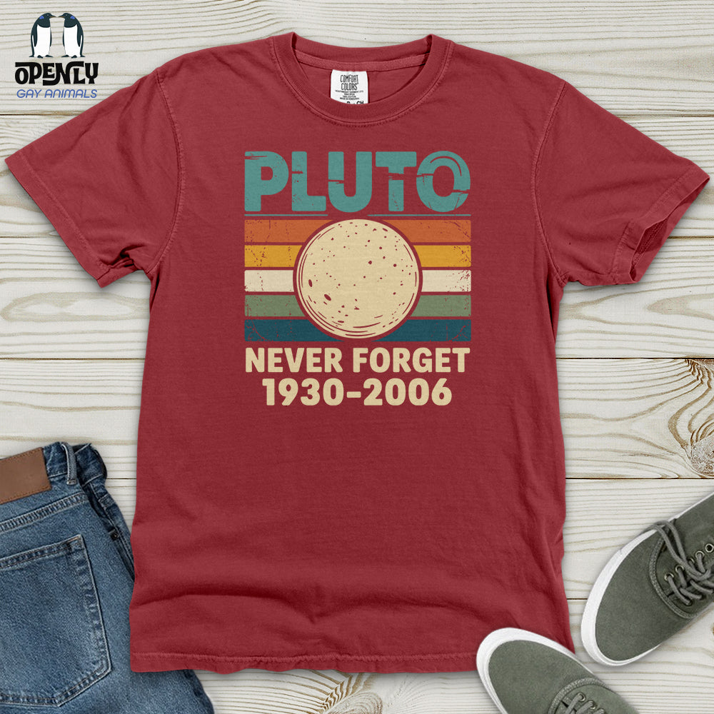 Pluto Never Forget Heavy Cotton Comfort Colors Tee