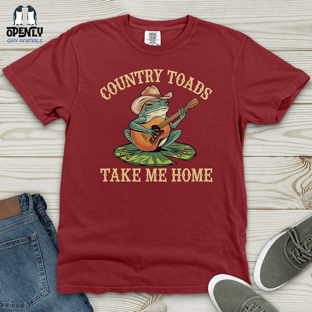 Country Toads Take Me Home Heavy Cotton Comfort Colors Tee