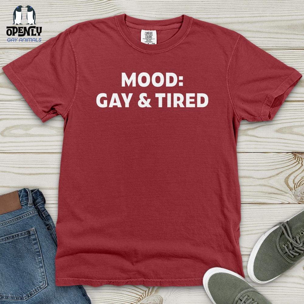 Gay and Tired Heavy Cotton Comfort Colors Tee