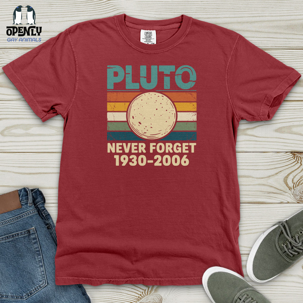 Pluto Never Forget Heavy Cotton Comfort Colors Tee