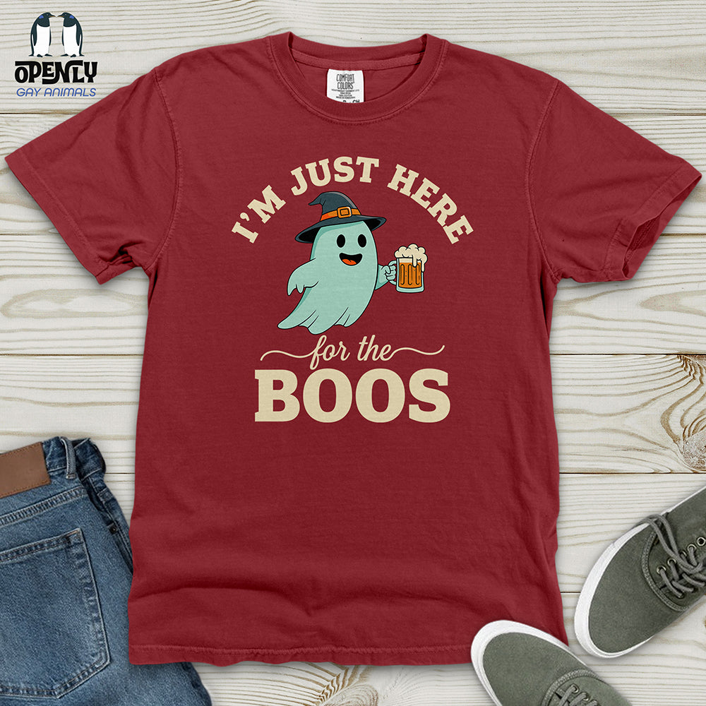 I'm Just Here For The Boos Heavy Cotton Comfort Colors Tee