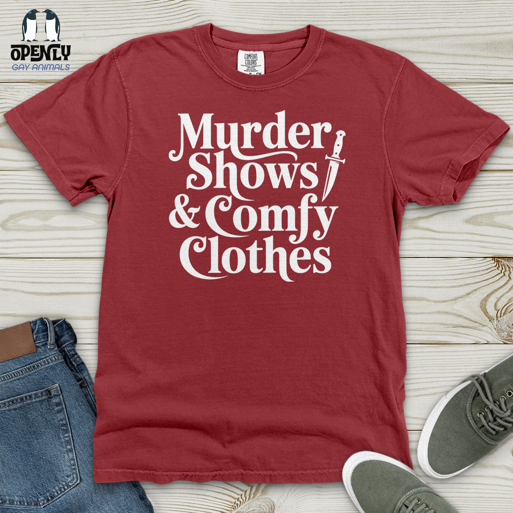 Murder Shows & Comfy Clothes Heavy Cotton Comfort Colors Tee