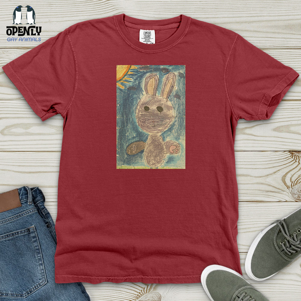 Glitch Bunny Faded Heavy Cotton Comfort Colors Tee