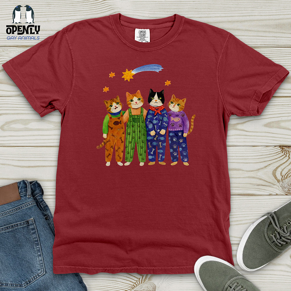 Cat in Sunny Day Heavy Cotton Comfort Colors Tee